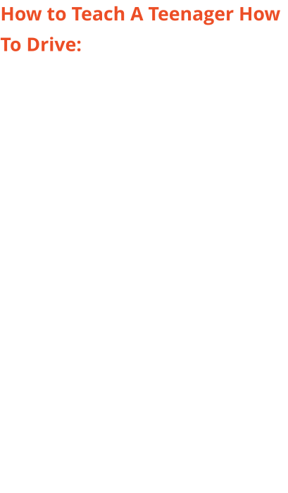 How to Teach A Teenager How To Drive: Being a competent driver does not mean you know how to produce one. Standard driver education doesn't teach parents what their teenager is actually learning or why it matters — which means most supervised practice inadvertently works against the habits being built in lessons. This article covers what the parent in the passenger seat actually needs to know, and why it matters more than most people expect.