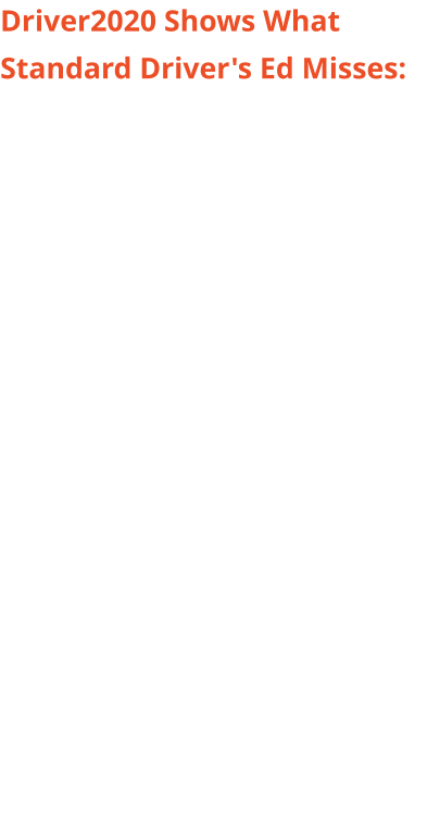 Driver2020 Shows What Standard Driver's Ed Misses: The largest driver safety study ever conducted -- 28,000 participants across the UK -- tested hazard perception training, parental engagement programs, and telematics feedback added to standard licensing. None of the five intervention groups showed any reduction in collisions in the first twelve months of driving. This article examines what that finding means, and what the evidence actually points to instead.